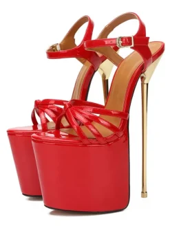Pole Dance Shoes Women's Platform Stripper Heels Sky High Heel Sandals
