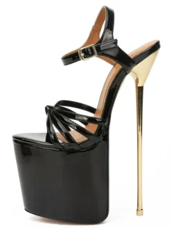 Pole Dance Shoes Women's Platform Stripper Heels Sky High Heel Sandals