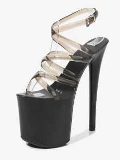 Pole Dance Shoes High Heel Platform Pleaser Boots