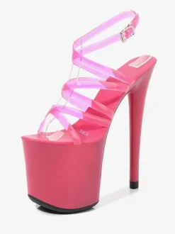 Pole Dance Shoes High Heel Platform Pleaser Boots