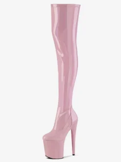Pole Dance Shoes Women's Sexy Platform Stiletto Heel Thigh High Boots