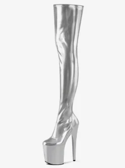 Pole Dance Shoes Women's Sexy Platform Stiletto Heel Thigh High Boots