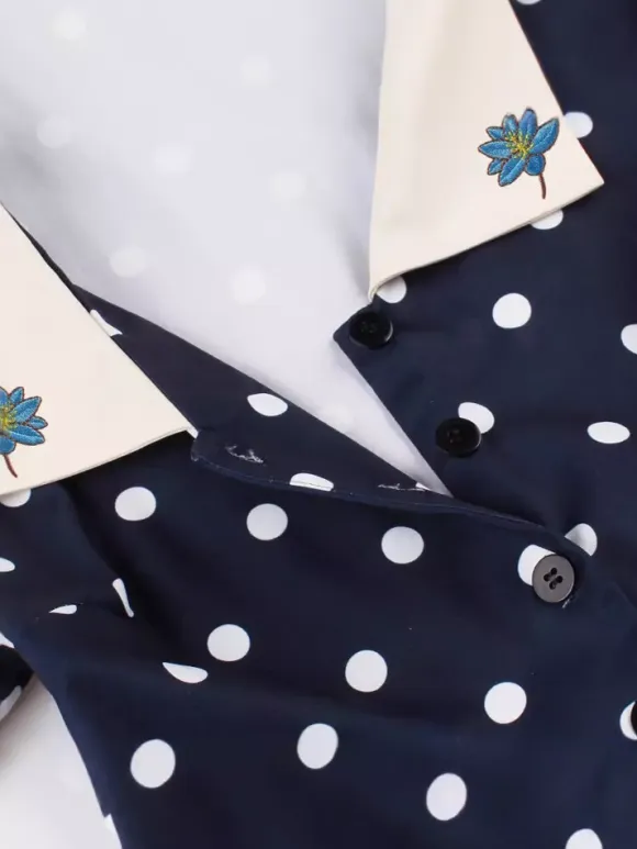 Polka Dot Midi Vintage Dress Belted Hepburn Style Summer Co-ord Set For Women 2026