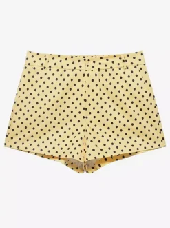 Polka Dot 2 Piece Set For Women - Casual Crop Jacket And Shorts - Spring Streetwear 2026