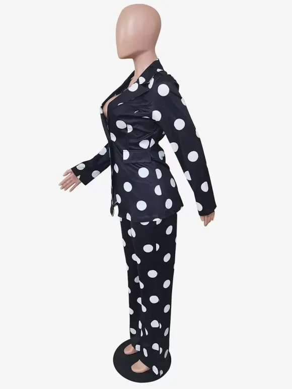 Polka Dot Suits Two Piece Co-ord Set For Spring 2026