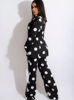 Polka Dot Suits Two Piece Co-ord Set For Spring 2026