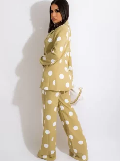 Polka Dot Suits Two Piece Co-ord Set For Spring 2026