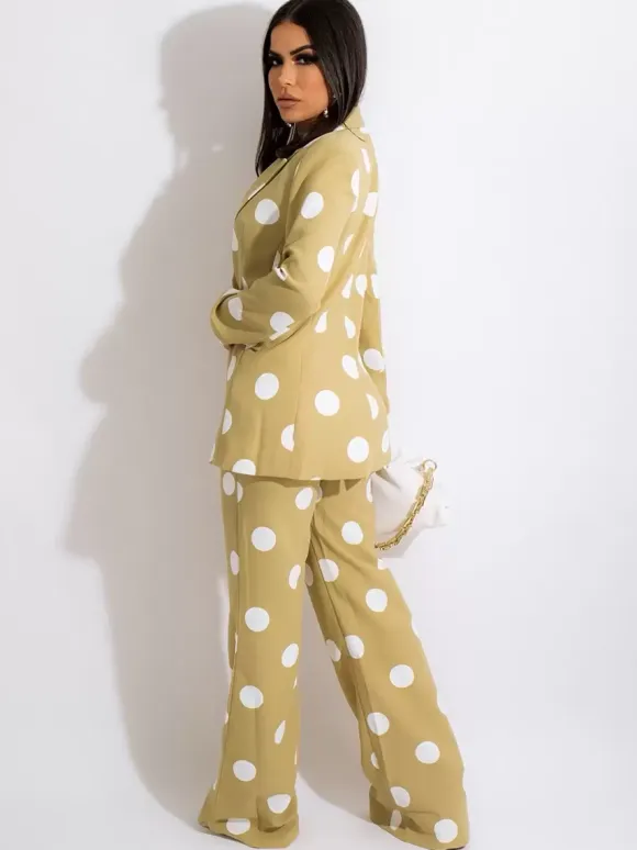 Polka Dot Suits Two Piece Co-ord Set For Spring 2026