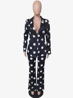 Polka Dot Suits Two Piece Co-ord Set For Spring 2026
