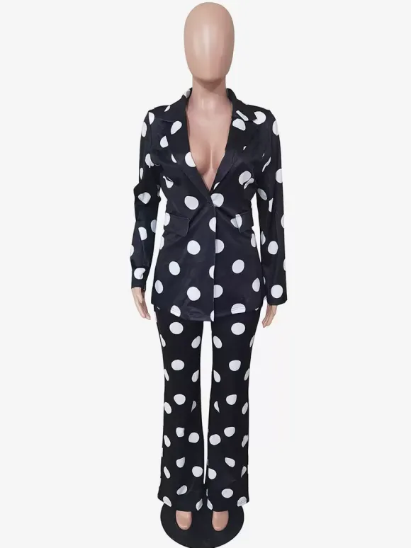Polka Dot Suits Two Piece Co-ord Set For Spring 2026