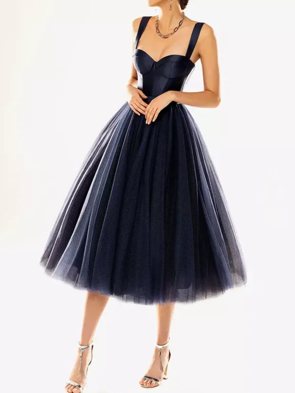 Pretty With Homecoming Dress Tea-Length Ball Gown Strapless Tiered