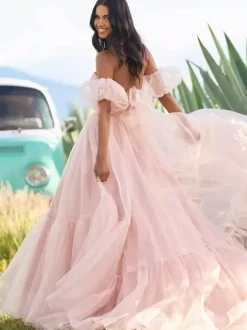 Prom Dress Sweetheart Neck Ball Gown Sleeveless Pleated Party Dresses