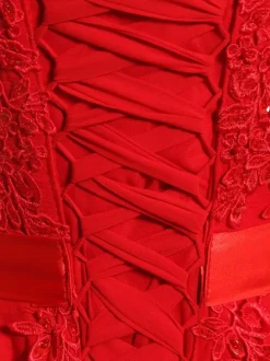 Prom Dresses Soft Pink Lace Applique Evening Dresses Chiffon Sleeveless Sash Floor Length Formal Gowns Wedding Guest Dresses