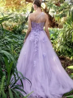 Prom Dress Sweetheart Neck A-Line Sleeveless Lace Wedding Guest Dresses