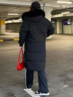 Puffer Coats For Women Ecru White Thicken Winter Outerwear