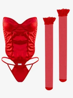 Red Bras Lingerie Women Bra