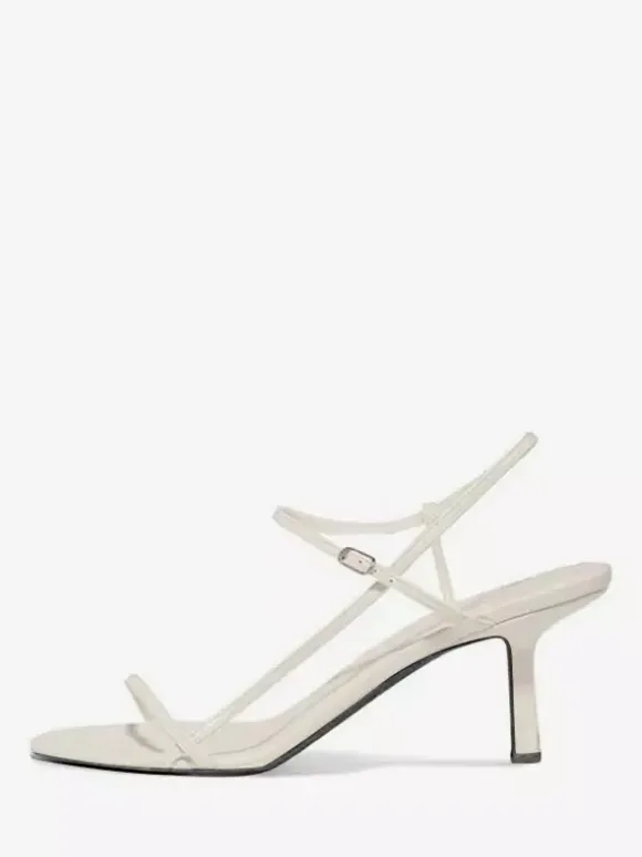 Red Heeled Sandals Open Toe Strappy Party Shoes For Women