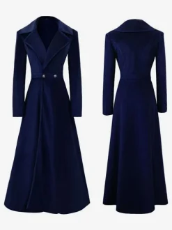 Red Retro Tudor Dress Costumes Polyester Overcoat Women's Retro Top Marie Antoinette Costume Party Prom Dress Burgundy