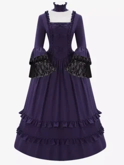 Renaissance Victorian Dress Medieval Vintage Costume Gothic Cosplay Clothes For Women