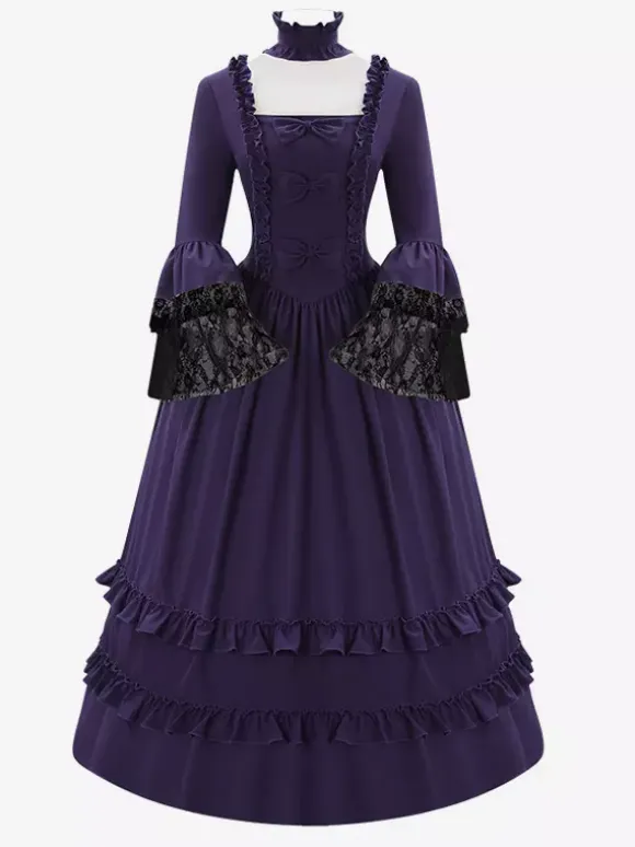 Renaissance Victorian Dress Medieval Vintage Costume Gothic Cosplay Clothes For Women