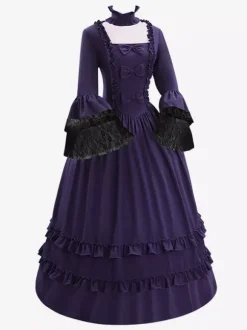 Renaissance Victorian Dress Medieval Vintage Costume Gothic Cosplay Clothes For Women