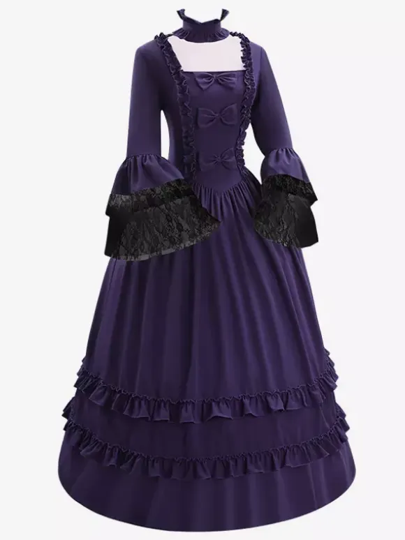 Renaissance Victorian Dress Medieval Vintage Costume Gothic Cosplay Clothes For Women