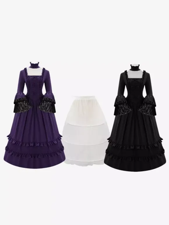 Renaissance Victorian Dress Medieval Vintage Costume Gothic Cosplay Clothes For Women