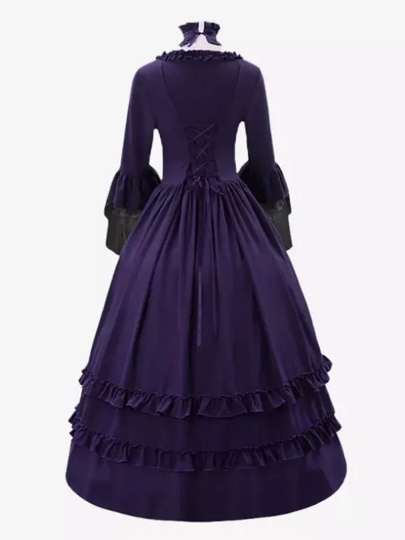 Renaissance Victorian Dress Medieval Vintage Costume Gothic Cosplay Clothes For Women