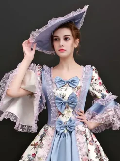 Retro Cap Christmas  Women's Polyester Royal Hat Costume Accessories