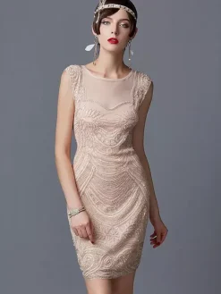 Retro Costumes Flapper Dress Set Vintage Clothing