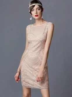 Retro Costumes Flapper Dress Set Vintage Clothing