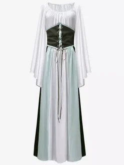 Retro Costumes Marie Antoinette Costume Set Masquerade Ball Gown