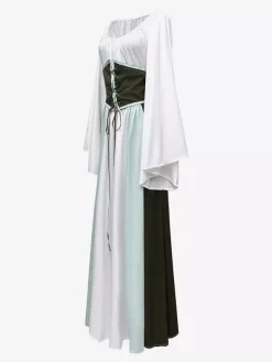Retro Costumes Marie Antoinette Costume Set Masquerade Ball Gown