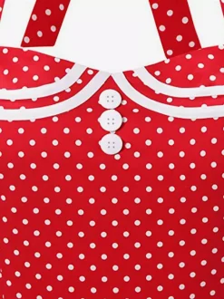 Retro Glamour Dress 1950s Aquatic Plaid Backless Buttons Sleeveless Sweetheart Neck Medium Rockabilly Dress