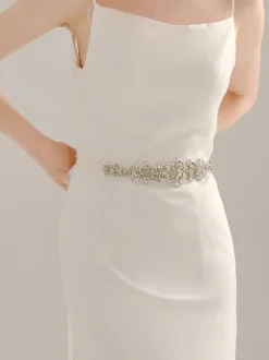 Rhinestone Waist Chain Wedding Dress Rhinestone Belt