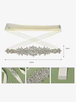 Rhinestone Waist Chain Wedding Dress Rhinestone Belt