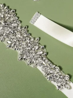 Rhinestone Waist Chain Wedding Dress Rhinestone Belt