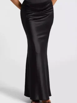 Rhinestone Lace Up Back Corset And Long Skirt Party 2-Piece Set For Women 2026