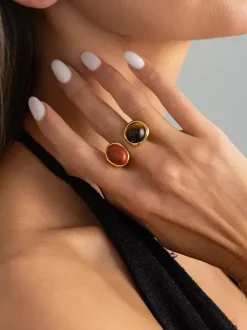 Rings Synthetic Resin Adult's Street Wear Vintage Geometric Jewelry