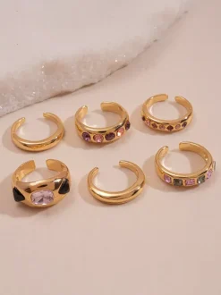 Rings Adult's Daily Casual Euro-Style Irregular Jewelry