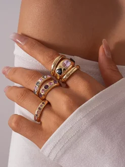 Rings Adult's Daily Casual Euro-Style Irregular Jewelry