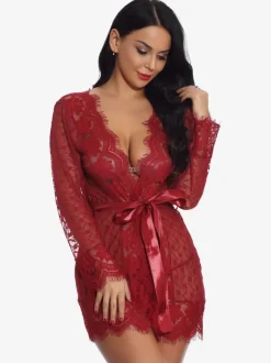 Robes Sash Sheer Lingerie
