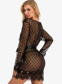 Robes Sash Sheer Lingerie
