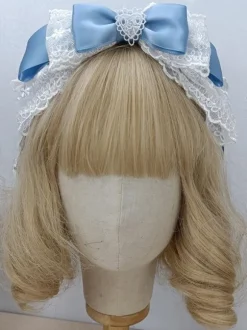 ROCOCO Style Lolita Accessories Cameo Pink Lace Bows Headwear Miscellaneous