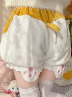 ROCOCO Style Lolita Bloomers Ruffles White Lolita Pant
