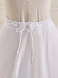 ROCOCO Style Lolita Petticoats Polyester Tiered White Lolita Skirt