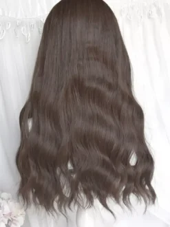 ROCOCO Style Lolita Wigs Long Heat-resistant Fiber Light Brown Lolita Accessories