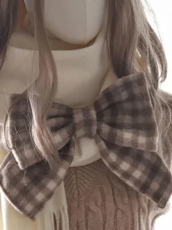 ROCOCO Style Lolita Accessories Coffee Brown Bows Polyester Miscellaneous