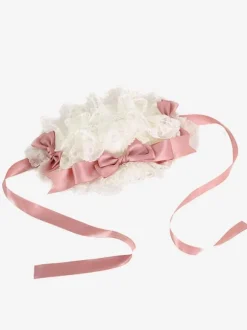 ROCOCO Style Lolita Hat Purple Lace Ruffles Bows Accessory Polyester Lolita Accessories