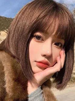 ROCOCO Style Lolita Wig Short Heat-resistant Fiber Gray Lolita Accessories